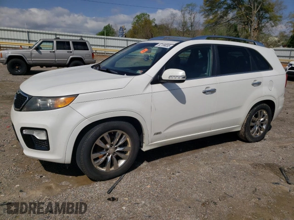 2012 Kia Sorento SX with VIN 5XYKWDA28CG253919, listed as a Copart auction lot 52199055 with 222,310 mi miles and Clean Title. Bid and sale history available at carsss.com. Image 1.