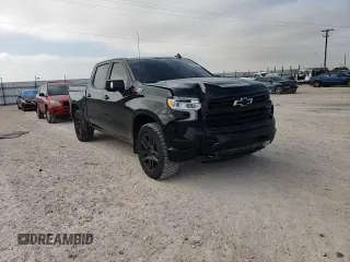2022 Chevrolet Silverado 1500 RST with VIN 1GCUDEET9NZ502028, listed as a Copart auction lot 44854605 with 50,146 mi miles and Salvage Title. Bid and sale history available at DreamBid. Image 10.