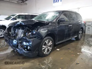 2017 Nissan Pathfinder SL with VIN 5N1DR2MN7HC623646, listed as a Copart auction lot 76409994 with 88,291 mi miles and Salvage title. Bid and sale history available at DreamBid. Image 1.