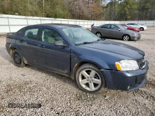 2008 Dodge Avenger SXT with VIN 1B3LC56R98N121309, listed as a Copart auction lot 47460895 with 132,190 mi miles and Salvage Title. Bid and sale history available at carsss.com. Image 4.