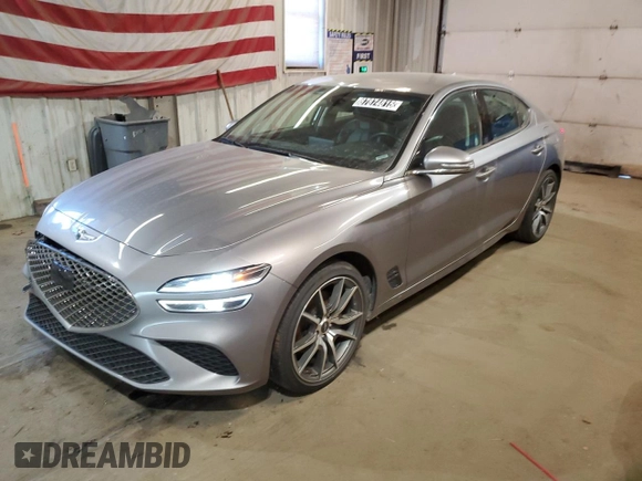 2023 Genesis G70 2.0T with VIN KMTG34TA5PU131513, listed as a Copart auction lot 87874815 with 28,793 mi miles and Clean Title. Bid and sale history available at DreamBid. Image 1.