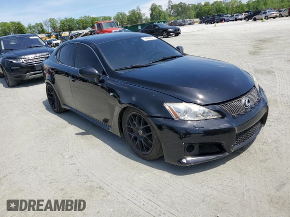 2008 Lexus IS F with VIN JTHBP262785004567, listed as a Copart auction lot 54550015 with 190,746 mi miles and Salvage Title. Bid and sale history available at carsss.com. Image 4.