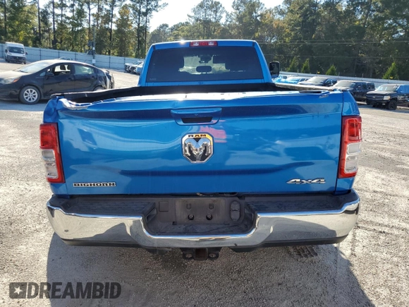2022 Ram 3500 SLT with VIN 3C63R3HL3NG119609, listed as a Copart auction lot 76263734 with 193,448 mi miles and Salvage Title. Bid and sale history available at carsss.com. Image 6.