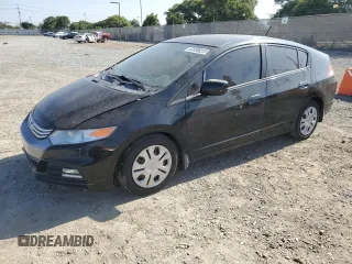 2013 Honda Insight LX with VIN JHMZE2H57DS000512, listed as a Copart auction lot 63853875 with 107,563 mi miles and Salvage title. Bid and sale history available at DreamBid. Image 1.