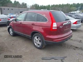 2011 Honda CR-V EX-L with VIN 5J6RE4H77BL012532, listed as a IAAI auction lot 42101102 with 50,965 mi miles. Bid and sale history available at carsss.com. Image 3.