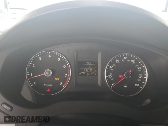 2012 Volkswagen Jetta SEL with VIN 3VWLX7AJ2CM409477, listed as a Copart auction lot 59476915 with 156,035 mi miles and Salvage title. Bid and sale history available at DreamBid. Image 9.