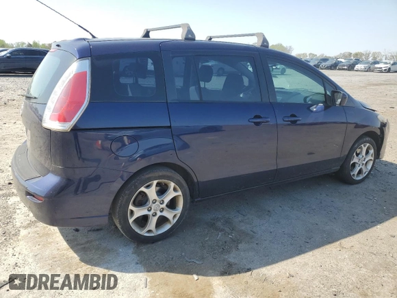 2010 Mazda 5 Sport with VIN JM1CR2W38A0386250, listed as a Copart auction lot 53642445 with 205,457 mi miles and Clean Title. Bid and sale history available at carsss.com. Image 3.