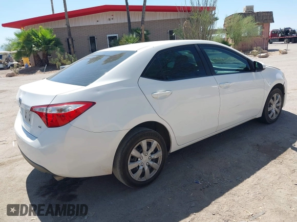 2016 Toyota Corolla L with VIN 2T1BURHE5GC612194, listed as a IAAI auction lot 42534059 with 96,588 mi miles and . Bid and sale history available at DreamBid. Image 4.