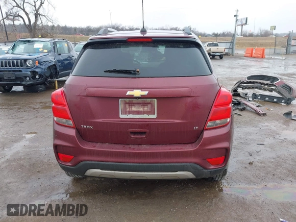 2017 Chevrolet Trax LT with VIN 3GNCJLSB3HL159787, listed as a IAAI auction lot 41450041 with 147,972 mi miles. Bid and sale history available at carsss.com. Image 17.