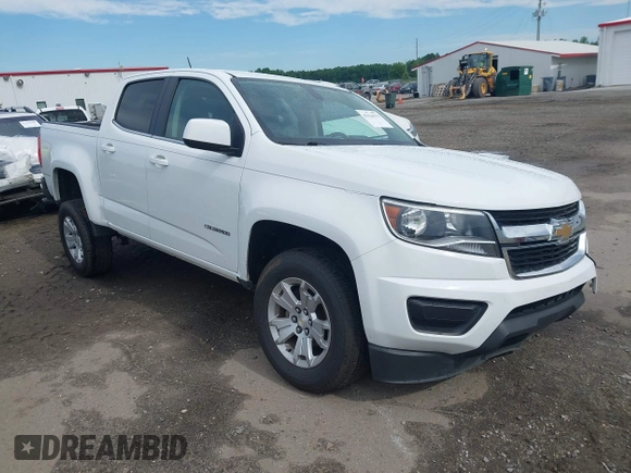 2020 Chevrolet Colorado 2WD LT with VIN 1GCGSCENXL1175353, listed as a IAAI auction lot 42224175 with 73,104 mi miles and . Bid and sale history available at DreamBid. Image 1.