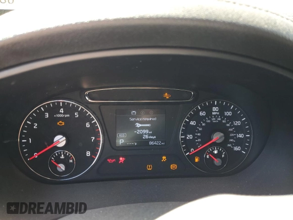 2020 Kia Sorento L with VIN 5XYPG4A32LG683828, listed as a Copart auction lot 48512045 with 86,422 mi miles and Salvage Title. Bid and sale history available at DreamBid. Image 9.