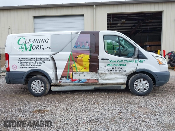 2015 Ford Transit Cargo with VIN 1FTNR1ZM7FKA88758, listed as a IAAI auction lot 42343294 with 133,914 mi miles and . Bid and sale history available at DreamBid. Image 13.