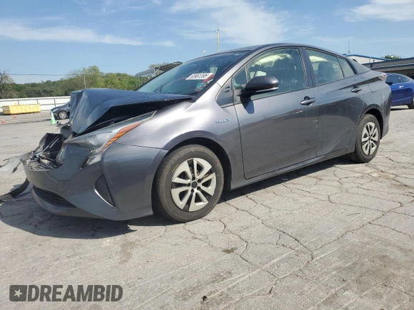 2016 Toyota Prius Two with VIN JTDKBRFU0G3000980, listed as a Copart auction lot 53961395 with 266,472 mi miles and Salvage Title. Bid and sale history available at DreamBid. Image 1.