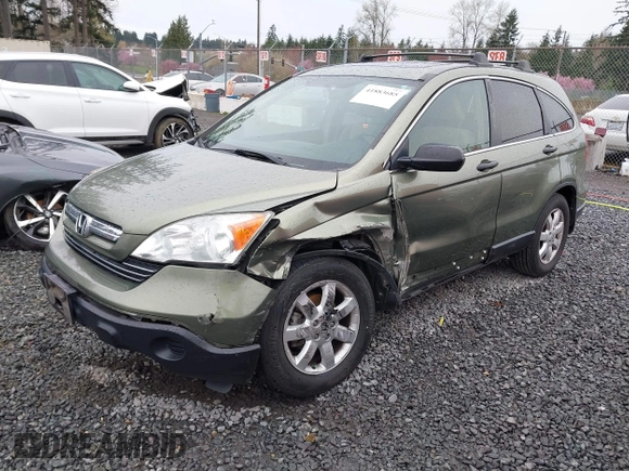 2008 Honda CR-V EX with VIN 5J6RE48578L051063, listed as a IAAI auction lot 41883685 with 198,717 mi miles. Bid and sale history available at carsss.com. Image 18.