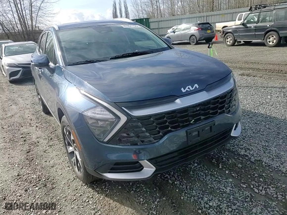 2023 Kia Sportage Hybrid EX with VIN KNDPVCAG4P7072835, listed as a Copart auction lot 47851155 with 7,671 mi miles and Salvage Title. Bid and sale history available at carsss.com. Image 10.