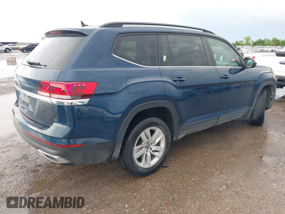 2021 Volkswagen Atlas S with VIN 1V2AP2CA4MC562633, listed as a IAAI auction lot 42115311 with 101,809 mi miles and . Bid and sale history available at DreamBid. Image 4.