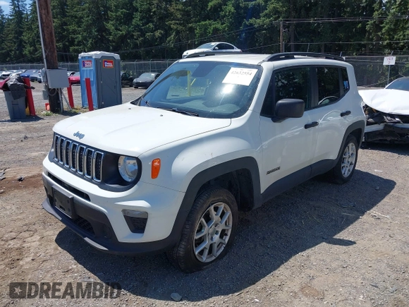 2020 Jeep Renegade Jeepster with VIN ZACNJBAB0LPL23586, listed as a IAAI auction lot 42632554 with 81,486 mi miles and . Bid and sale history available at DreamBid. Image 17.