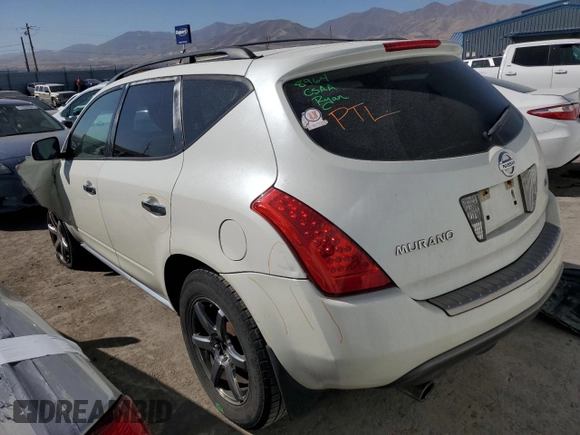 2006 Nissan Murano S with VIN JN8AZ08T96W428085, listed as a Copart auction lot 74127114 with 260,577 mi miles and Salvage Title. Bid and sale history available at carsss.com. Image 2.