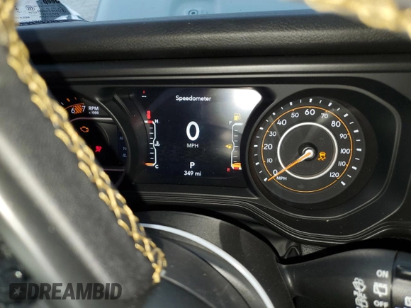 2024 Jeep Wrangler Willys с VIN 1C4RJXDG4RW266071, выставлен на аукционе Copart как лот 73152464 с пробегом 349 миль миль и Списание • Salvage title. История ставок и продаж доступна на DreamBid. Изображение 9.