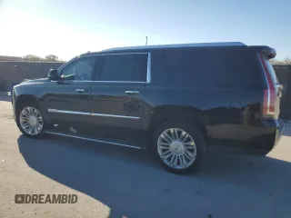 2018 Cadillac Escalade ESV Platinum z VIN 1GYS4KKJ4JR270516, wystawiony jako Copart lot #46444615 z przebiegiem 130 731 mil mil oraz Czysty tytuł • Clean title. Historia ofert i sprzedaży dostępna na DreamBid. Obrazek 2.