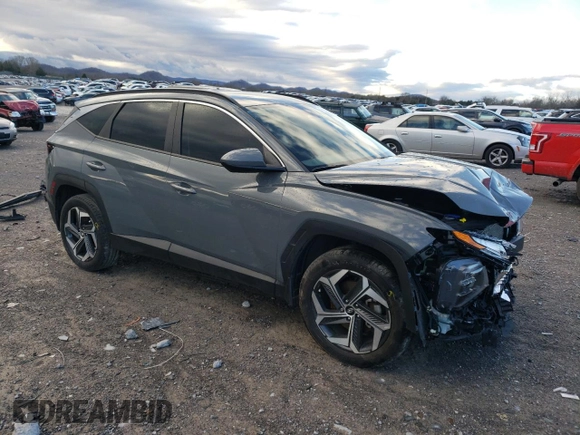 2024 Hyundai Tucson SEL with VIN 5NMJBCDE5RH421327, listed as a Copart auction lot 41339665 with 15,455 mi miles and Salvage Title. Bid and sale history available at carsss.com. Image 4.