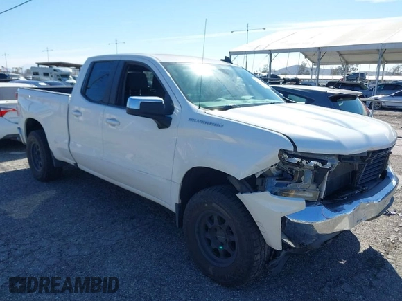 2019 Chevrolet Silverado 1500 LT with VIN 1GCRWCEDXKZ290572, listed as a IAAI auction lot 41622202 with 42,196 mi miles and . Bid and sale history available at DreamBid. Image 1.