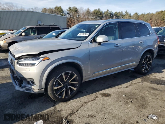 2023 Volvo XC90 Plus with VIN YV4062PN8P1904143, listed as a Copart auction lot 86184394 with 54,822 mi miles and Salvage Title. Bid and sale history available at carsss.com. Image 1.