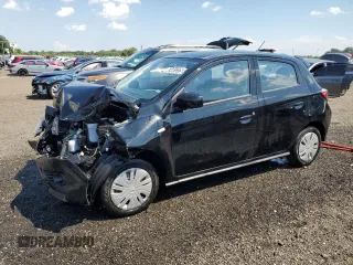 2024 Mitsubishi Mirage ES z VIN ML32AUHJ8RH024770, wystawiony jako Copart lot #63441375 z przebiegiem 11 347 mil mil oraz Szkoda całkowita • Salvage title. Historia ofert i sprzedaży dostępna na DreamBid. Obrazek 1.