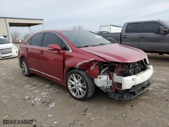 2010 Lexus HS 250h with VIN JTHBB1BA4A2013112, listed as a Copart auction lot 46405175 with NaN miles and Salvage Title. Bid and sale history available at carsss.com. Image 4.