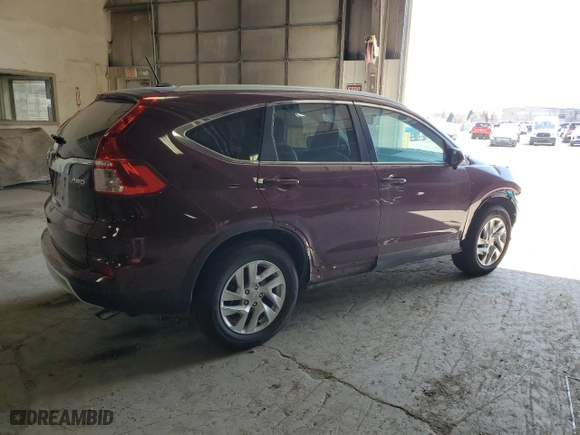2016 Honda CR-V EX-L with VIN 5J6RM4H75GL042929, listed as a Copart auction lot 50541555 with 53,710 mi miles and Salvage Title. Bid and sale history available at carsss.com. Image 3.
