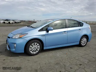 2012 Toyota Prius Plug-In with VIN JTDKN3DPXC3027664, listed as a Copart auction lot 72199924 with 80,520 mi miles and Salvage Title. Bid and sale history available at carsss.com. Image 1.