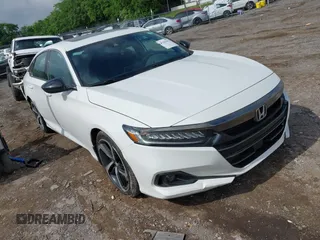 2022 Honda Accord Sport z VIN 1HGCV2F36NA003662, wystawiony jako IAAI lot #42181053 z przebiegiem 48 920 mil mil oraz . Historia ofert i sprzedaży dostępna na DreamBid. Obrazek 1.