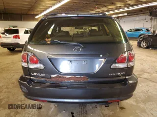 2002 Lexus RX 300 with VIN JTJHF10U220289134, listed as a Copart auction lot 77976464 with 0 mi miles and Salvage Title. Bid and sale history available at carsss.com. Image 6.