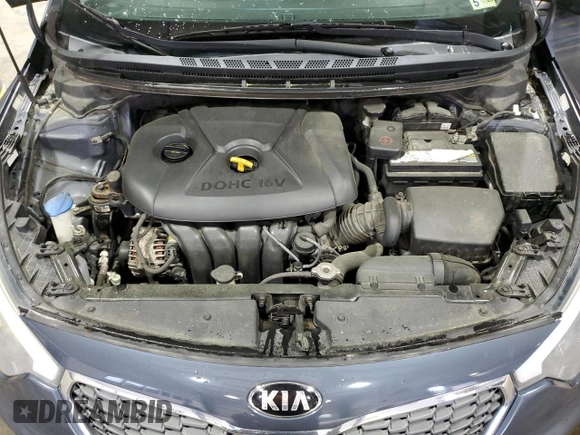 2016 Kia Forte LX with VIN KNAFK4A6XG5496451, listed as a Copart auction lot 51825655 with 200,440 mi miles and Clean Title. Bid and sale history available at carsss.com. Image 11.