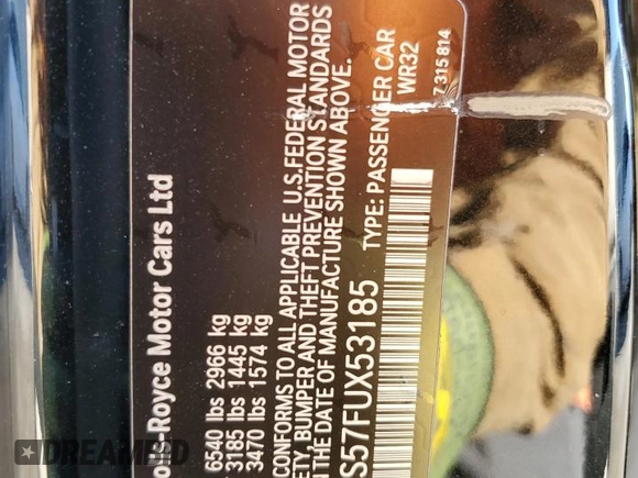 2015 Rolls-Royce Ghost z VIN SCA664S57FUX53185, wystawiony jako Copart lot #87426574 z przebiegiem 49 214 mil mil oraz Szkoda całkowita • Salvage title. Historia ofert i sprzedaży dostępna na DreamBid. Obrazek 12.