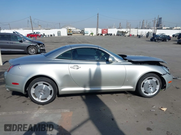 2003 Lexus SC 430 with VIN JTHFN48YX30040084, listed as a IAAI auction lot 41294421 with 121,240 mi miles and . Bid and sale history available at DreamBid. Image 13.