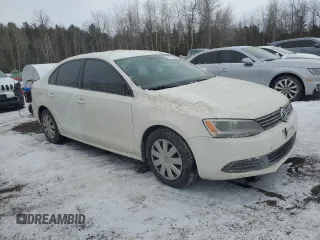 2014 Volkswagen Jetta Sedan S with VIN 3VW1K7AJ4EM236957, listed as a Copart auction lot 41801455 with 196,845 mi miles and Salvage Title. Bid and sale history available at carsss.com. Image 4.