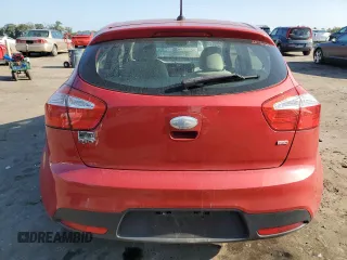 2013 Kia Rio LX with VIN KNADM5A35D6181740, listed as a Copart auction lot 70501354 with 111,062 mi miles and Salvage Title. Bid and sale history available at carsss.com. Image 6.