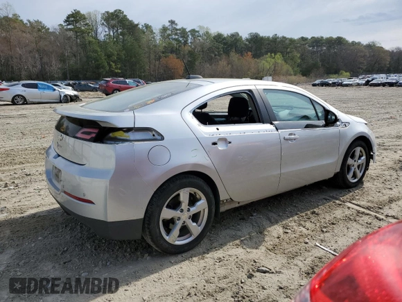 2015 Chevrolet Volt with VIN 1G1RC6E43FU126280, listed as a Copart auction lot 51591745 with 139,439 mi miles and Salvage Title. Bid and sale history available at carsss.com. Image 3.