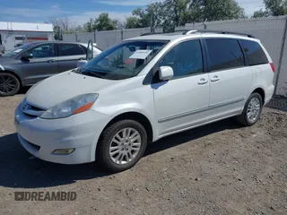 2008 Toyota Sienna XLE with VIN 5TDBK22CX8S013241, listed as a IAAI auction lot 42609126 with 201,919 mi miles and . Bid and sale history available at DreamBid. Image 2.