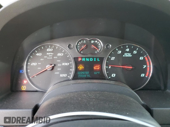 2009 Chevrolet Equinox LT w/1LT with VIN 2CNDL33F796204207, listed as a Copart auction lot 83833974 with 150,348 mi miles and Salvage Title. Bid and sale history available at carsss.com. Image 9.