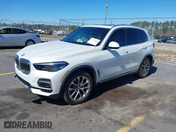 2022 BMW X5 sDrive40i with VIN 5UXCR4C07N9M97460, listed as a IAAI auction lot 41737440 with 1 mi miles. Bid and sale history available at carsss.com. Image 2.