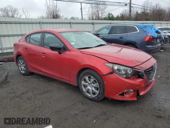 2014 Mazda 3 i SV with VIN JM1BM1T73E1194651, listed as a Copart auction lot 52598885 with 110,839 mi miles and Salvage Title. Bid and sale history available at DreamBid. Image 4.