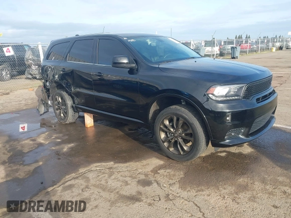 2020 Dodge Durango GT Plus with VIN 1C4RDHDG7LC166293, listed as a IAAI auction lot 41907015 with 44,408 mi miles and . Bid and sale history available at carsss.com. Image 1.