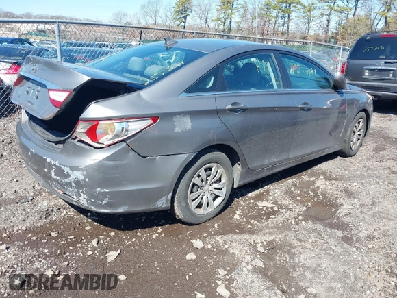 2011 Hyundai Sonata GLS with VIN 5NPEB4AC1BH072086, listed as a IAAI auction lot 41886576 with Not Provided miles and . Bid and sale history available at carsss.com. Image 4.