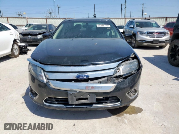 2012 Ford Fusion SEL with VIN 3FAHP0JG2CR118765, listed as a Copart auction lot 52598145 with 104,231 mi miles and Salvage Title. Bid and sale history available at carsss.com. Image 5.