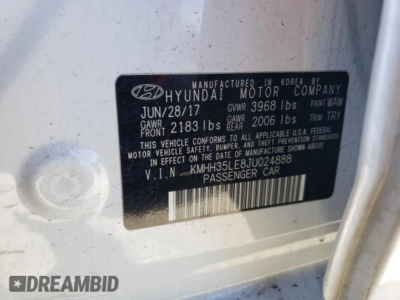 2018 Hyundai Elantra GT with VIN KMHH35LE8JU024888, listed as a Copart auction lot 46637144 with 76,454 mi miles and Salvage Title. Bid and sale history available at carsss.com. Image 12.