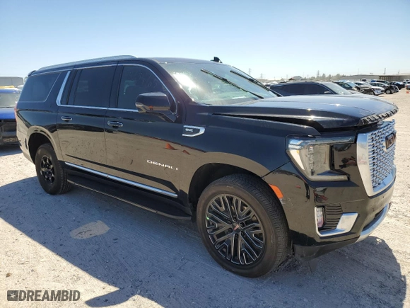2021 GMC Yukon XL Denali with VIN 1GKS2JKL1MR290903, listed as a Copart auction lot 49654105 with 75,465 mi miles and Salvage Title. Bid and sale history available at carsss.com. Image 4.