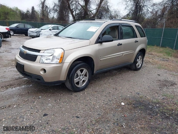 2008 Chevrolet Equinox LS with VIN 2CNDL23F586047995, listed as a IAAI auction lot 41977590 with 76,831 mi miles. Bid and sale history available at carsss.com. Image 2.