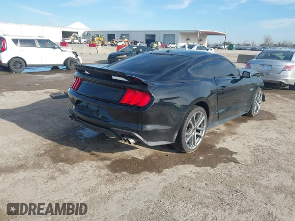 2018 Ford Mustang GT with VIN 1FA6P8CF2J5117139, listed as a IAAI auction lot 41334448 with 75,933 mi miles and . Bid and sale history available at DreamBid. Image 4.
